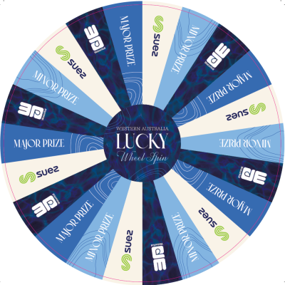 Western Australia WaterAid Lucky Spinning Wheel 2025